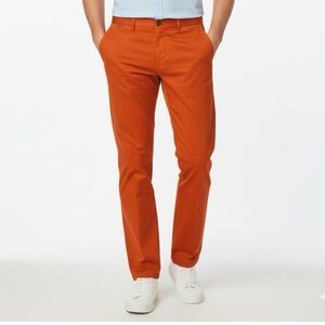H&M Men's Bright Orange Chinos